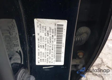 2013 Honda Accord Lx из США, поврежденный, VIN 1HGCR2F3XDA164793